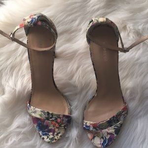floral heels